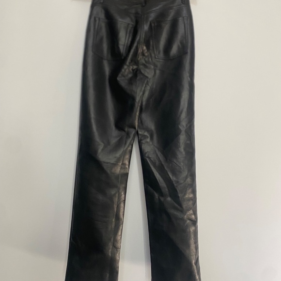 Wilfred Aritzia 2 Melina Black Vegan Leather Pants - Picture 13 of 13